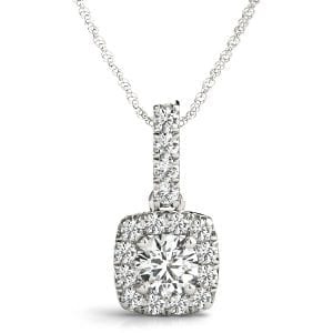 Cushion Halo Pendant