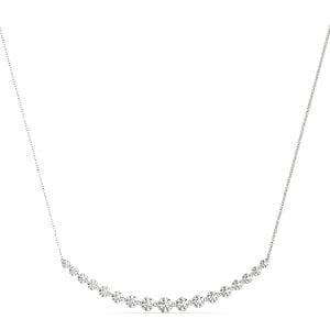 Tappered Curved Bar Necklace