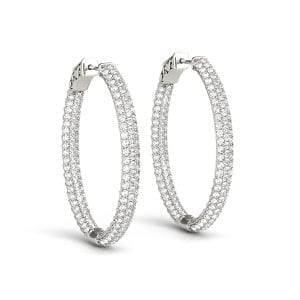 Oval Multi Row In Out Hoops