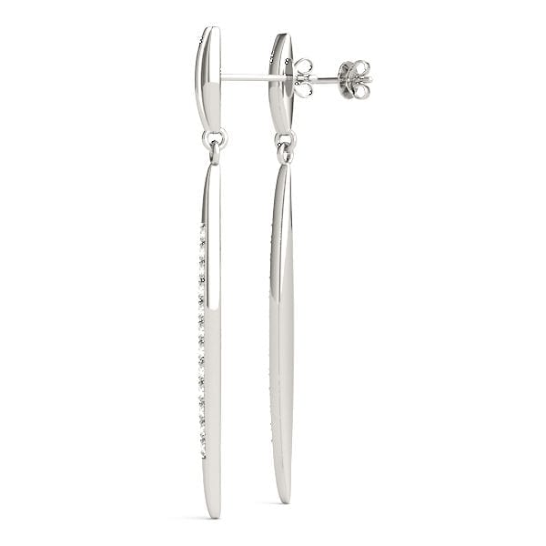 Thin Stick Drop Earrings - Image 4