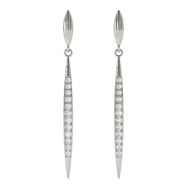 Thin Stick Drop Earrings