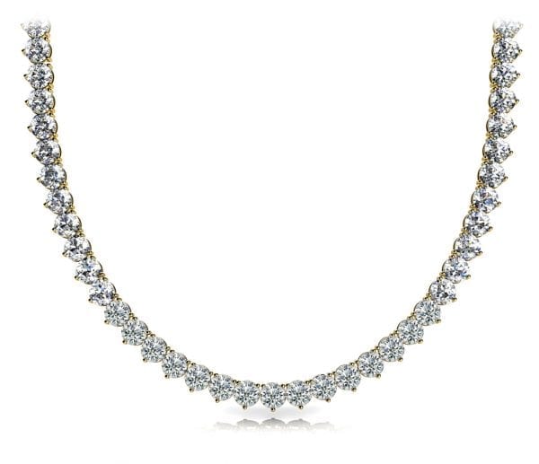 Diamond Riviere Necklace - Image 2