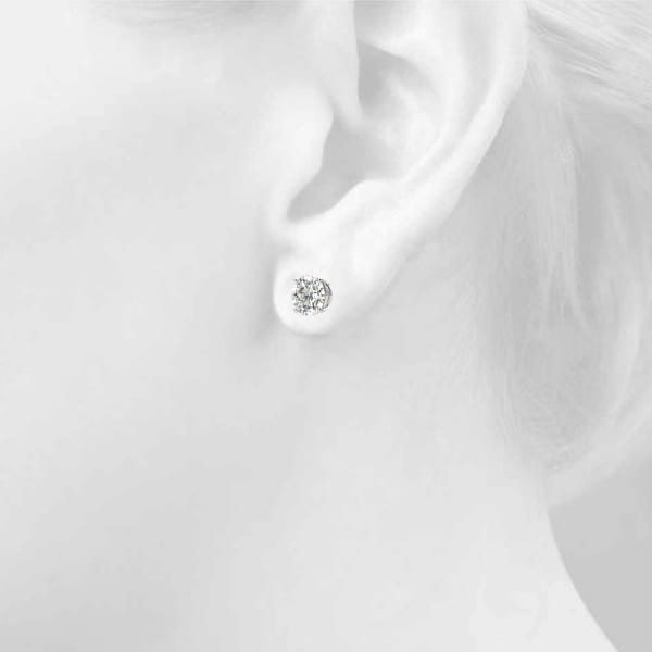 Lab Grown Diamond Stud Earrings Online - Planet Diamonds