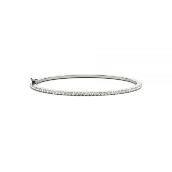 Oval Diamond Bangle